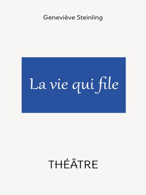cover image of La vie qui file